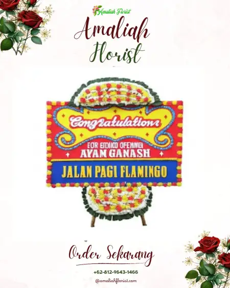 Sewa Papan Bunga Setono